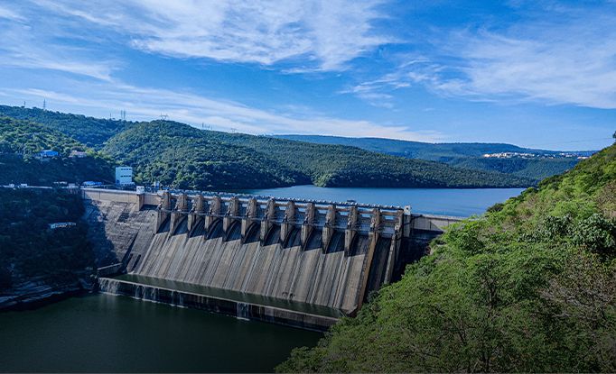 Trois gorges de la rivière Yangtze