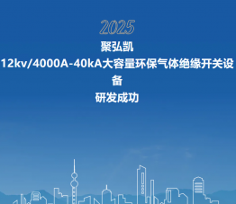 Juhongkai 12KV / 4000AA-40KA de grande capacité de commutation isolée en gaz respectueuse de l'environnement développé avec succès
